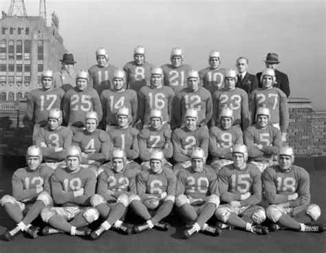 Detroit Lions historical logo and players